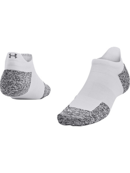 Under Armour Ανδρικές Κάλτσες Κοντές με Σχέδια Λευκές 2Pack 1376075-100