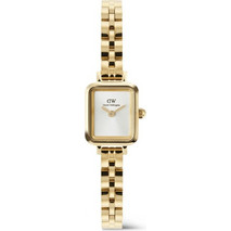 Daniel Wellington Quadro Mini Arch Γυναικείο Ρολόι με Χρυσό Μεταλλικό Μπρασελέ DW00100850