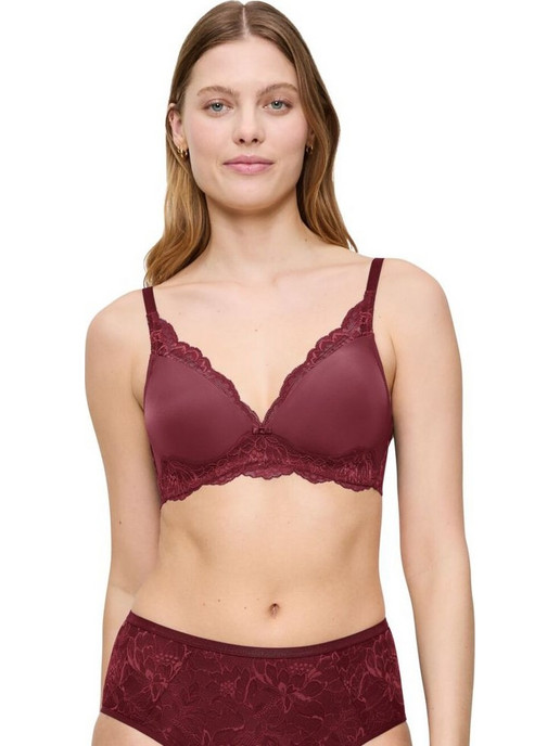 Triumph Amourette Charm Σουτιέν με Ελαφριά Ενίσχυση χωρίς Μπανέλα Μπορντό 10214457-6926
