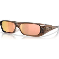 Oakley OO9520 03 Ανδρικά Γυαλιά Ηλίου Ορθογώνια Κοκάλινα Καφέ με Πορτοκαλί Φακό