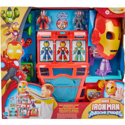 Hasbro Marvel Iron Man & His Awesome Friends Iron Quarters Playset Σετ Φιγούρες Δράσης για 3+ Ετών