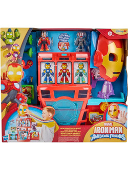 Hasbro Marvel Iron Man & His Awesome Friends Iron Quarters Playset Σετ Φιγούρες Δράσης για 3+ Ετών