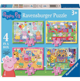 Παιδικό Puzzle Ravensburger Πέππα Το Γουρουνάκι 12 + 16 + 20 + 24 Κομμάτια