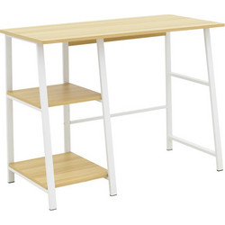 Pakoworld Ferje Γραφείο Ξύλινο με Βιβλιοθήκη 100x48x75cm 072-000158