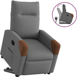 vidaXL Πολυθρόνα Relax Ανακλινόμενη Γκρι 3324007