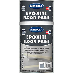 Mercola Epoxite Floor Paint 2K Χρώμα Δαπέδου Γκρι 15lt