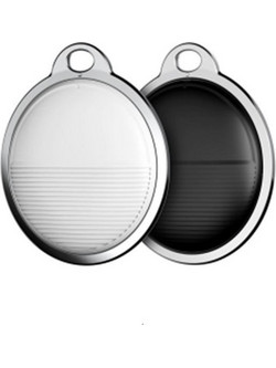 F03 GPS Anti-Lost Tracker Apple Find My Black White 1 Pack
