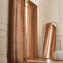 La Redoute Κουρτίνα Παραθύρου με Θηλιές 140x320 Cedal 351179800 Ταμπά