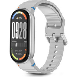 Tech-Protect Sport Λουράκι Σιλικόνης Grey (Xiaomi Smart Band 8 / 9 / 10)