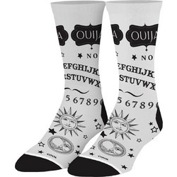 Cool Ouija Board Ανδρικές Κάλτσες Ψηλές με Σχέδια Λευκές 36645MCNCF