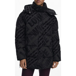 Desigual Γυναικείο Μπουφάν Χειμωνιάτικο Puffer Μακρύ Μαύρο 25WWEW23-2000