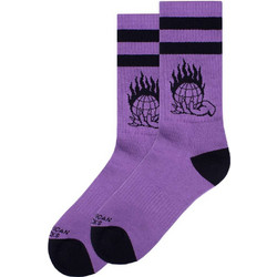 American Socks Cataclysm Ανδρικές Κάλτσες Ψηλές με Σχέδια Μωβ AS448