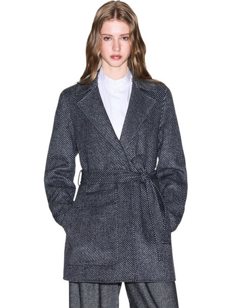 Armani Exchange Γυναικείο Ημίπαλτο Μάλλινο Ανθρακί XW000692AF16201-M8049