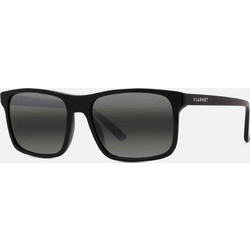 Vuarnet VU40010I 01C Ανδρικά Γυαλιά Ηλίου Τετράγωνα Κοκάλινα Μαύρα με Μαύρο Φακό