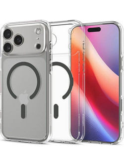 Spigen Ultra Hybrid with MagSafe Back Cover Clear Graphite (iPhone 17 Pro Max)