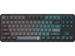 Dark Project ALU87A Midnight Μηχανικό Gaming Πληκτρολόγιο TenKeyLess με G3MS Zircon Speed Διακόπτες RGB Black