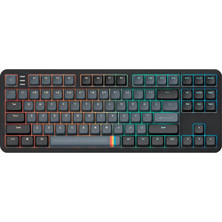 Dark Project ALU87A Midnight Μηχανικό Gaming Πληκτρολόγιο TenKeyLess με G3MS Zircon Speed Διακόπτες RGB Black