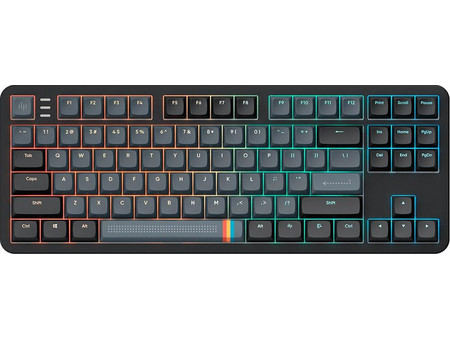 Dark Project ALU87A Midnight Μηχανικό Gaming Πληκτρολόγιο TenKeyLess με G3MS Zircon Speed Διακόπτες RGB Black