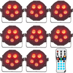 Adj Mega TriPar Profile Max Φωτορυθμικό Προβολέας LED PAR DMX RGB / UV Bundles
