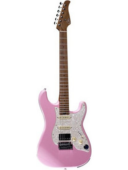 Mooer GTRS Standard 801 Ηλεκτρική Κιθάρα ST Style με Μαγνήτες HSS & Ταστιέρα Maple Shell Pink