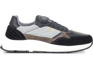 Boss Shoes Ανδρικά Sneakers Μαύρα Γκρι CE124