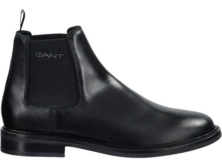Gant ST Fairkon Ανδρικά Chelsea Μποτάκια Δερμάτινα Μαύρα 3GS31651089-G00