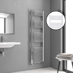 Karag Nile Πετσετοκρεμάστρα Μπάνιου Καλοριφέρ 1720x450mm 667kcal/h Λευκή