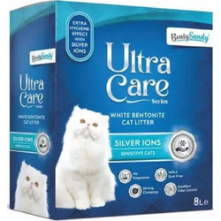 BentySandy Ultra Care Silver Icons Άμμος Γάτας Μπετονίτης χωρίς Άρωμα 8lt
