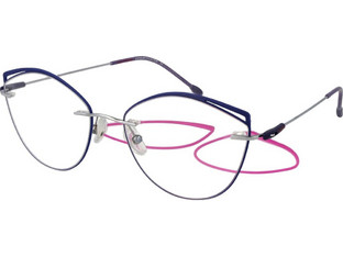 Funky Buddha FBD1004 005 Γυναικείος Σκελετός Γυαλιών Οράσεως Μεταλλικός Ασημί