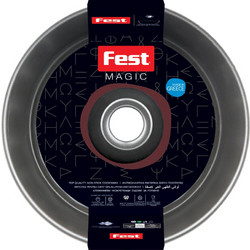 Fest Magic Φόρμα Ζαχαροπλαστικής Αλουμινίου για Κέικ Στρογγυλή 28cm 0061203