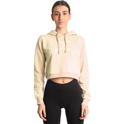 Paco & Co Γυναικείο Αθλητικό Crop Top με Κουκούλα Μπεζ 2482040
