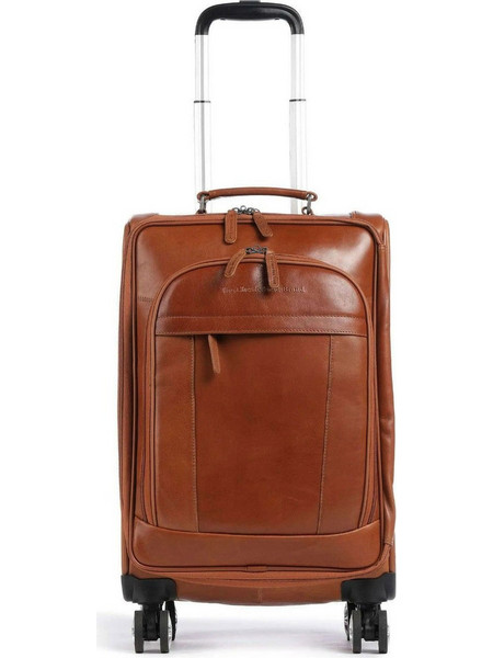 The Chesterfield Brand Key Largo C21.500631 Βαλίτσα Καμπίνας 50x34x20cm με 4 Ρόδες Καφέ