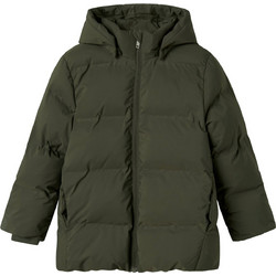 Name It Παιδικό Μπουφάν Χειμωνιάτικο Puffer Αντιανεμικό Χακί 13244887