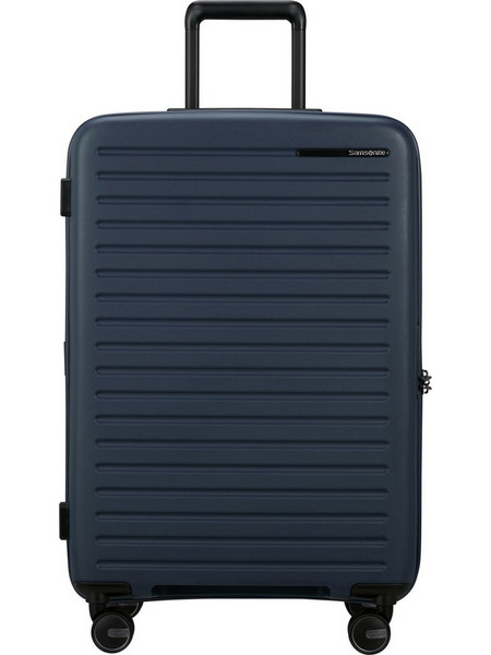 Samsonite Restackd 150704-1547 Βαλίτσα Μεσαία 68x46x26cm με 4 Ρόδες Μπλε