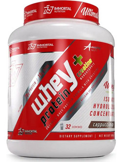 Immortal Nutrition Whey & Creatine Cappuccino Πρωτεΐνη Ορού Γάλακτος Γράμμωσης 1kg