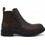 Jk London Ανδρικά Μποτάκια Σοκολατί με Φερμουάρ V5700012150105