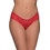 Milena By Paris Γυναικείο Sexy Slip με Δαντέλα Κόκκινο 8531