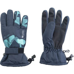Elbrus Akemi Παιδικά Γάντια Σκι & Snowboard Navy Μπλε Τιρκουάζ