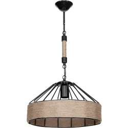 Heronia Lighting Rio Κρεμαστό Φωτιστικό Οροφής με Σχοινί Μονόφωτο 31-1404