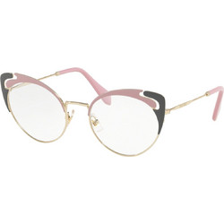 Miu Miu MU50RV M1R1O1 Γυναικείος Σκελετός Γυαλιών Οράσεως Μεταλλικός Χρυσός Ροζ