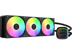GAMDIAS Aura GL360 V2 Black Υδρόψυξη CPU 120mm ARGB για Socket 1200 / 1700 / 1851 / 2011 / 2011-3 / 2066 / AM2 / AM2+ / AM3 / AM3+ / AM4 / AM5 / FM1 / FM2 / FM2+ / 115x