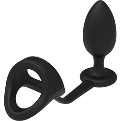 Dream Toys Ramrod Cockstrap Πρωκτική Σφήνα 10cm Μαύρη