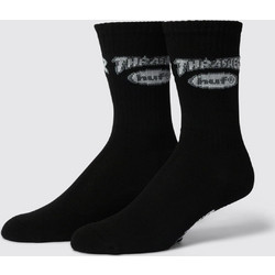 Huf x Thrasher Ανδρικές Κάλτσες Ψηλές με Σχέδια Μαύρες SK00965