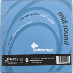 Galli MRG1150 Σετ 6 Χορδές Ηλεκτρικής Κιθάρας Pure Nickel 11-50" Light Tension