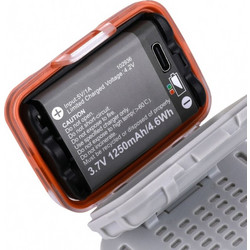 Mactronic VAYA Επαναφορτιζόμενος Φακός Κεφαλής Εργασίας Led Αδιάβροχος IPX8 480lm