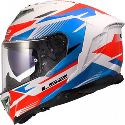 LS2 FF818 Storm III Komai White Blue Red Κράνος Μηχανής Full Face 1600gr