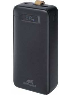 Rivacase VA1083 Power Bank 30000mAh με Θύρα USB-A & 2 Θύρες USB-C Quick Charge 3.0 & Power Delivery Black