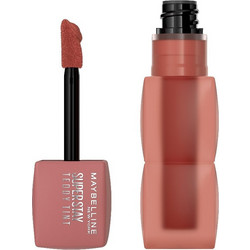 Maybelline Super Stay Teddy Tint 100 Kitten Heel Long Lasting Matte Κραγιόν Liquid 5ml
