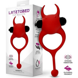 LateToBed Hornvyl Devil Vibrator Δονητής Κόκκινος