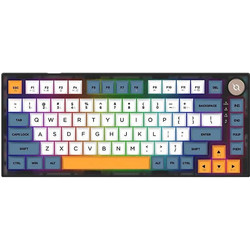 Aqirys Libertas Ασύρματο Μηχανικό Gaming Πληκτρολόγιο TenKeyLess RGB White Blue